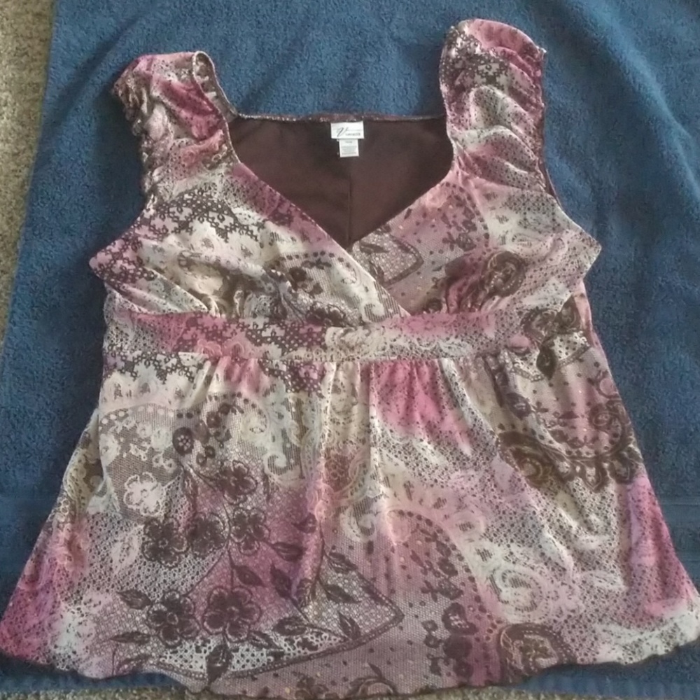 Cap sleeve blouse